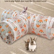 Rabbit Pet Toy Tunnel Hideout House พับได้