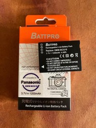 BPDC7 BP-DC7 BCG10 DMW-BCG10 DMW-BCG10E電池合Panasonic TZ65,TZ30,TZ18,TZ10,ZS20,ZS7,ZS5,ZS1,ZR1,ZX1及多款數碼相機專用 請看內容 香港行貨 由BATTPRO免費一年保用