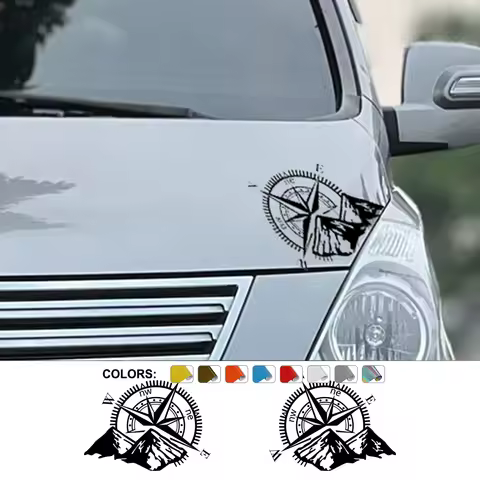 Car Stickers For Hyundai Grand Starex H1 ILoad Imax Royale H200 H300 A1 Camper Van Hood Bonnet Graph