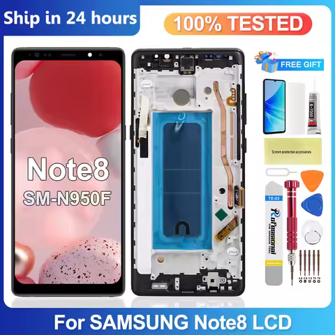 TFT For Samsung Galaxy Note 8 N950 N950F N9500 LCD Display Touch Screen Digitizer Assembly Replaceme