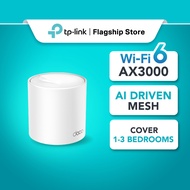 TP-Link AX3000 Deco X50 (1 PACK) Whole Home AI-Driven Wifi 6 Mesh Wifi Router or AP Mode Support All