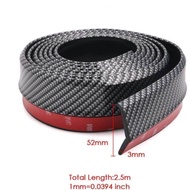 Car Bumper Lip Samurai Rubber Skating 6D Carbon Car Front Bumper Lip Splitter Rear Bumper Diffuser C