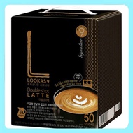 LOOKAS9 Signature Korea Coffee Mix Sticks 3 type / Signature latte 50T / Double shot latte 50T / Vanilla latte 50T