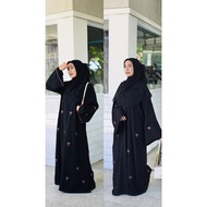 HITAM Po Abaya Coquette/Outer Coquette Bestseller Black