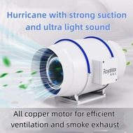 Duct Fan Powerful Quiet Exhaust Fan Bathroom Ventilation Fan Extractor Fan Diagonal Flow Booster Kit