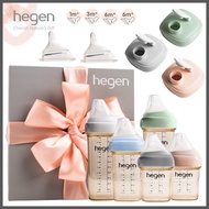 Hegen Teat - Slow/Medium/Fast/Thick Feed (2 Pcs) BPA free Anti colic Soft touch Hegen PCTO Feeding B