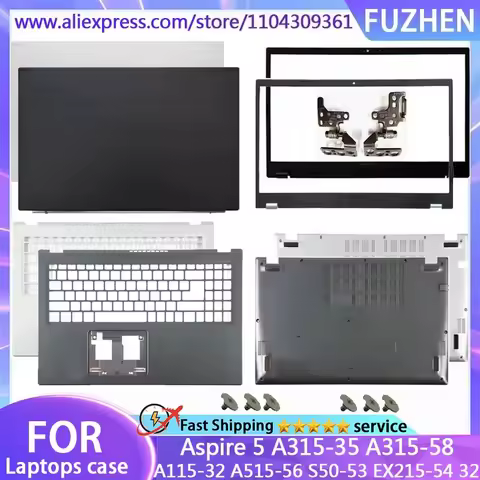 For Aspire 5 A315-35 A315-58 A115-32 A515-56 S50-53 EX215-54 32 Laptop LCD Back Cover/Front Frame/Pa