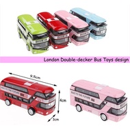 Double-decker Bus London Bus design Car Toys Sightseeing Bus Vehicles Urban Transport Vehicles Commuter vehicles