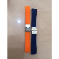 Seiko rubber waffle watch Strap 18/20/22/24 mm
