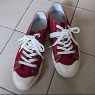 無印良品 舒適休閒鞋/帆布鞋 紅色 #24年中慶
