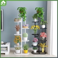 Wrought iron multilayer flower stand floor type indoor pot plant plant flower pot rack living room