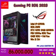 PC Rakitan Gaming Design | Core i9-12900K | RTX 4090 24GB ROG Asus