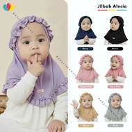 BC - Baby Calista Hijab Size Baby - 4 Years Toddler Girls' Bergo Hijab Toodler 6-18 6-12 1 2 3 Plain