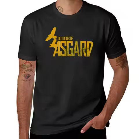 Alan Wake Inspired Old Gods of Asgard Band T-Shirt Aesthetic clothing sublime plain quick drying men