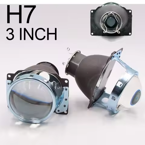 3 inch Projector Lens H7 For Hella 3R G5 Headlights Retrofit Kit Single Xenon Low Beam Auto Lamp H7 