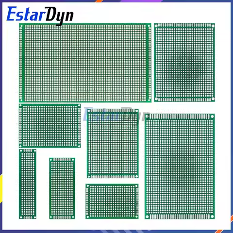 Estardyn 9x15 8x12 7x9 6x8 5x7 4x6 3x7 2x8 cm Double Side Prototype Diy Universal Printed Circuit PC