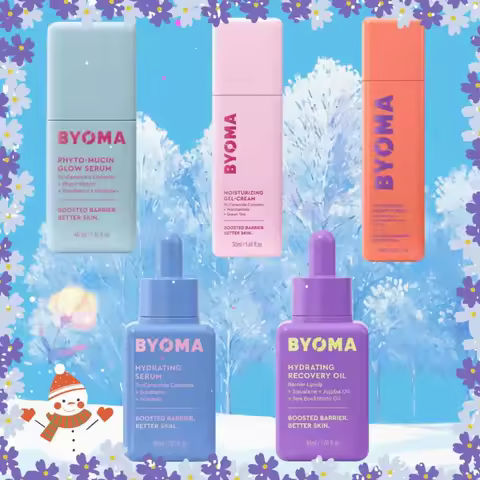 BYOMA Boosted Barrier Skin Care Hydrating Recovery Oil Hydrating Essence Moisturizing Gel Cream Glow