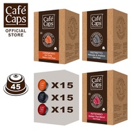 Dolce Gusto Compatible Coffee Capsule MIX (Ristretto Doi Chang & Cremoso) - Cafecaps (1 Box X 15 Cap