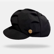 Mũ Nồi Newsboy Nữ JBR05 Jussy Official Kiểu Mũ Beret Nữ Chất Vải Dày Có Lớp Lót Niều Màu Vintage