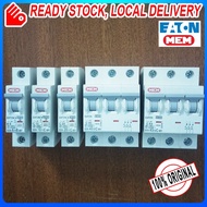 [SIRIM] EATON MEM MCB 6KA Circuit Breaker DIN Rail Type 1 Pole 6A 10A 20A  [ORIGINAL]