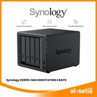 Synology DS925+ NAS DISKSTATION 4 BAYS WITH 2 BUILT-IN 2.5GbE PORTS - DATA BACKUP HOME CLOUD NAS STO