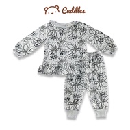 Cuddles Baby Girl Pyjamas Long Sleeves PGW045