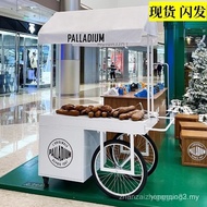 Stall Cart Flower Cart Iron Art Shopping Mall Promotion Stall Outdoor Display Cart Vending Truck Mob