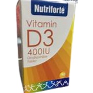 Nutriforte vitamin D3 400iu 90s