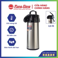 Phích nước Rạng Đông 25 lít Inox cao cấp bình thuỷ cần bơm pha cafe Model RD 2545 ST1.E
