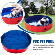 Foldable Dog Swimming Pool Outdoor Portable Pvc Pet Animal Pool For Dog Cat Kids Q6n8