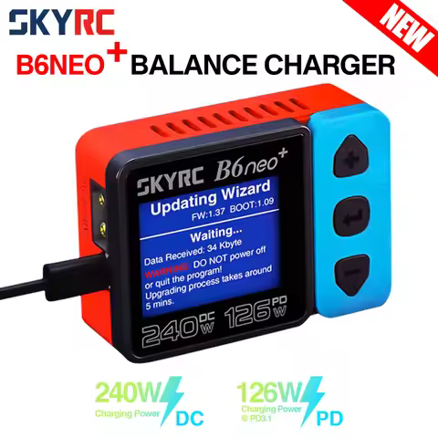 SkyRC NEW B6neo+ DC 240W PD 126W Smart Charger Battery Balance Charger SK-100211 B6 neo+ B6NEO Compa