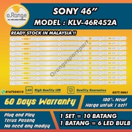 KLV-46R452A SONY 46" LED TV BACKLIGHT (LAMPU TV) SONY 46 INCH LED TV BACKLIGHT KLV-46R452 KLV46R452 