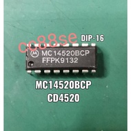 MC14520BCP MC14520 CD4520 DIP-16 INTERGRATED CIRCUIT IC MOTOROLA