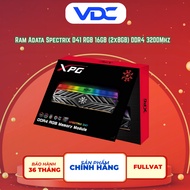 [Full VAT] RAM Desktop Adata XPG Spectrix D41 RGB 16GB (2x8GB| 3200Mhz |CL16 | DDR4 | AX4U32008G16A)