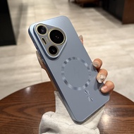 New Titanium Original Color Huawei Pura70Pro Phone Case Magnetic Absorption Charging P70 New Version