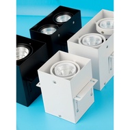 Aluminium LED Downlight Cob Lamp WUKV Lampu Sorot LED Aluminium Square Ceiling Light 8cm 10cm 12cm L