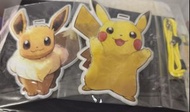 【全新正品】Pokemon 精靈寶可夢 比卡超 皮卡丘 伊布 伊貝 證件套 八達通套 連掛頸繩 一對