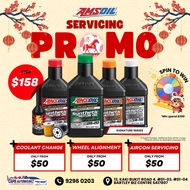 Car Servicing - AMSoil Signature Series Engine Oil Service Package | 0W20 5W30 0W40 5W50..