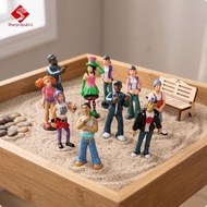 Sharprepublic Miniature Scene Figures 10 Pack Plastic Kids Toys for Counseling Sandtray RPG Miniatur