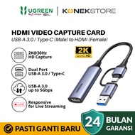 UGREEN Video Capture Card HDMI HD 4K 60Hz Mac Windows Android