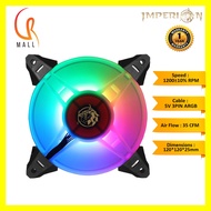 IMPERION CYCLONE ARGB LED LIGHT GAMING FAN