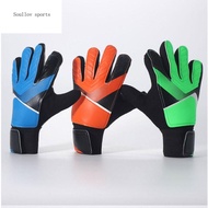SOULLOV ถุงมือผู้รักษาประตูถุงมือฟุตบอลทนต่อการสึกหรอสำหรับเด็ก,นัดฟุตบอล PU ระบายอากาศได้ดีถุงมือผู้รักษาประตูเด็ก