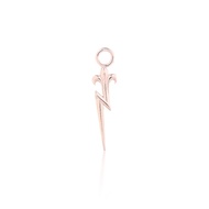 ake ake A La Carte Zeuss Thunderbolt Charm - GM - Pink จี้เงินแท้ 925 ลายสายฟ้า 30mm ชุบทองชมพู **จำ
