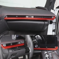 Real Carbon Fiber Car Central Control Dashboard Trim Cover Interior Car Accessories For Corvette C8 