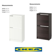 Bissa Ikea Shoe Cabinet With 2 Compartment Rak Kasut Bertingkat