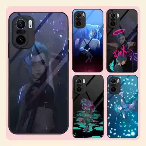 Arcane Jinx Phone Case Tempered Glass for Xiaomi 11T 10 12 10T 11i Redmi Note 11 9T 9A 9 8 10 11S Li
