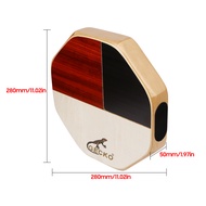 SIUKE SD6 Cajon Hand Drum Cajon Drum Percussion Instrument with Carrying Bag Portable for Travel Cam