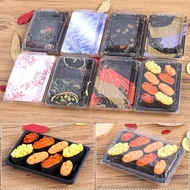 Sushi Tray Sushi Mica/ Sushi Box/ Patterned Sushi Container/ WL Sushi Tray/ (per 10 pcs)