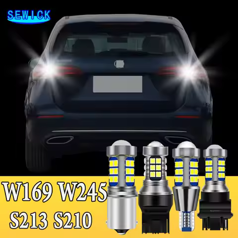 Reverse Light 2pcs LED Backup Bulb P21W BA15S For Mercedes Benz W169 W245 W203 W204 C204 CL203 S203 