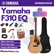 YAMAHA F310 Acoustic Guitar with EQ / Pick Up FREE Gig Bag (F310 with EQ) (EBGDAE) Plug in Equalizer pick up semi